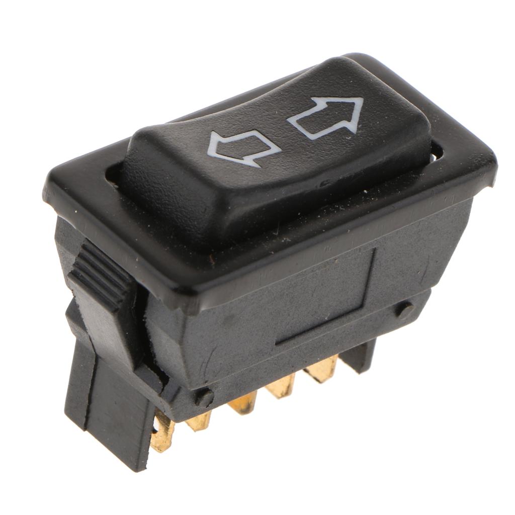 Đa Năng 5 Pin Ô Tô Điều Khiển Cửa Sổ Trên Tắt Đính Đá Công Tắc Chủ DC 12V