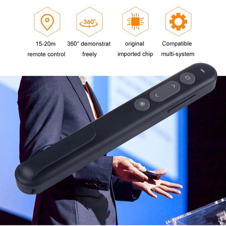 Bút Xoay Trang Máy Chiếu Không Dây USB mini