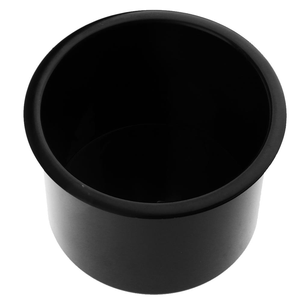 2x Plastic Cup Holder for Marine Boat Car Truck Camper RV Black