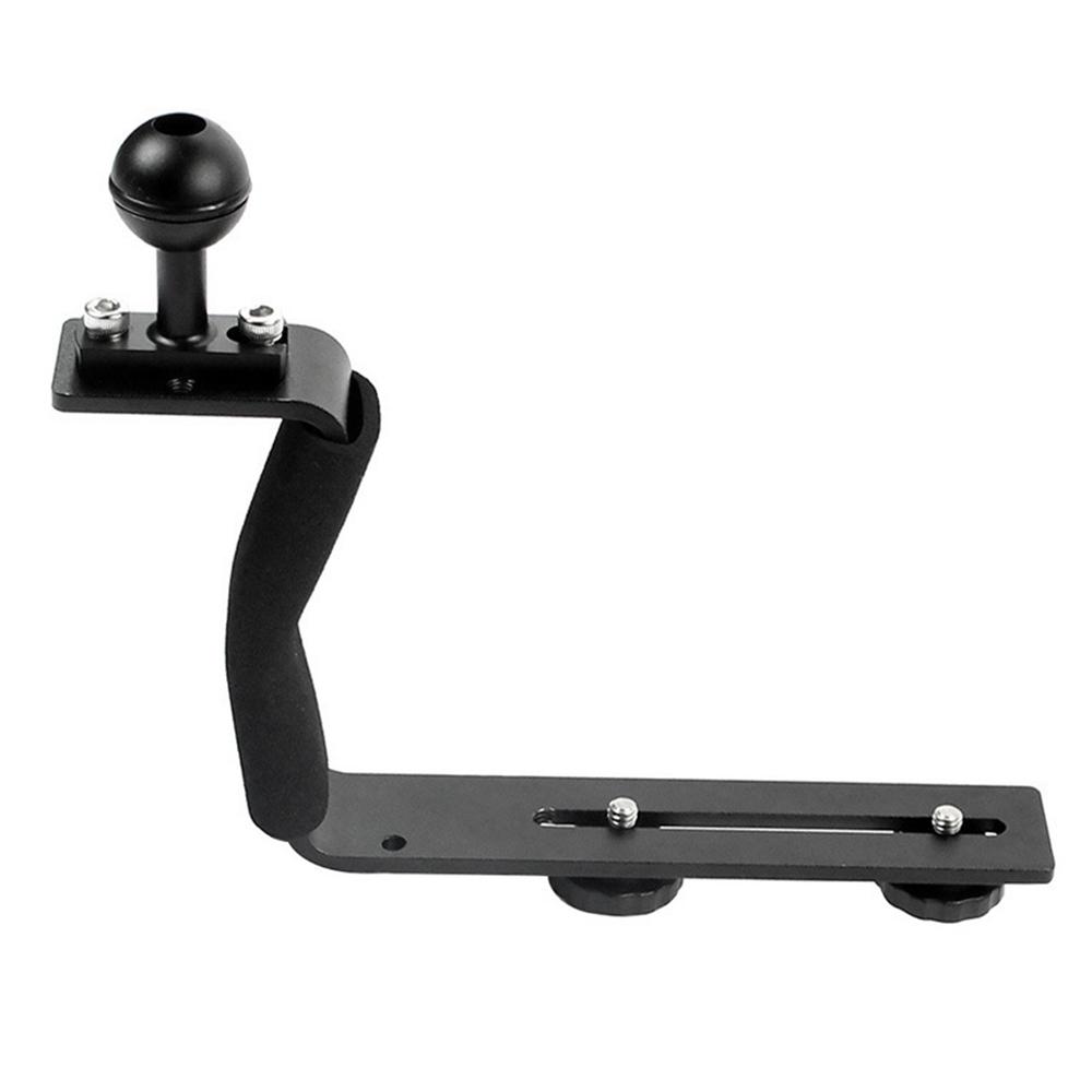 Aluminum Alloy Diving Tray Handle Underwater Camera Mount Rig Photography Plate Bracket with Ball for DSLR SLR Digital
