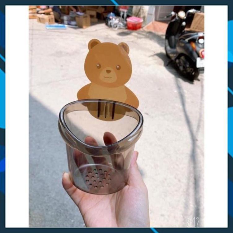 Cốc gấu để bàn chải đánh răng