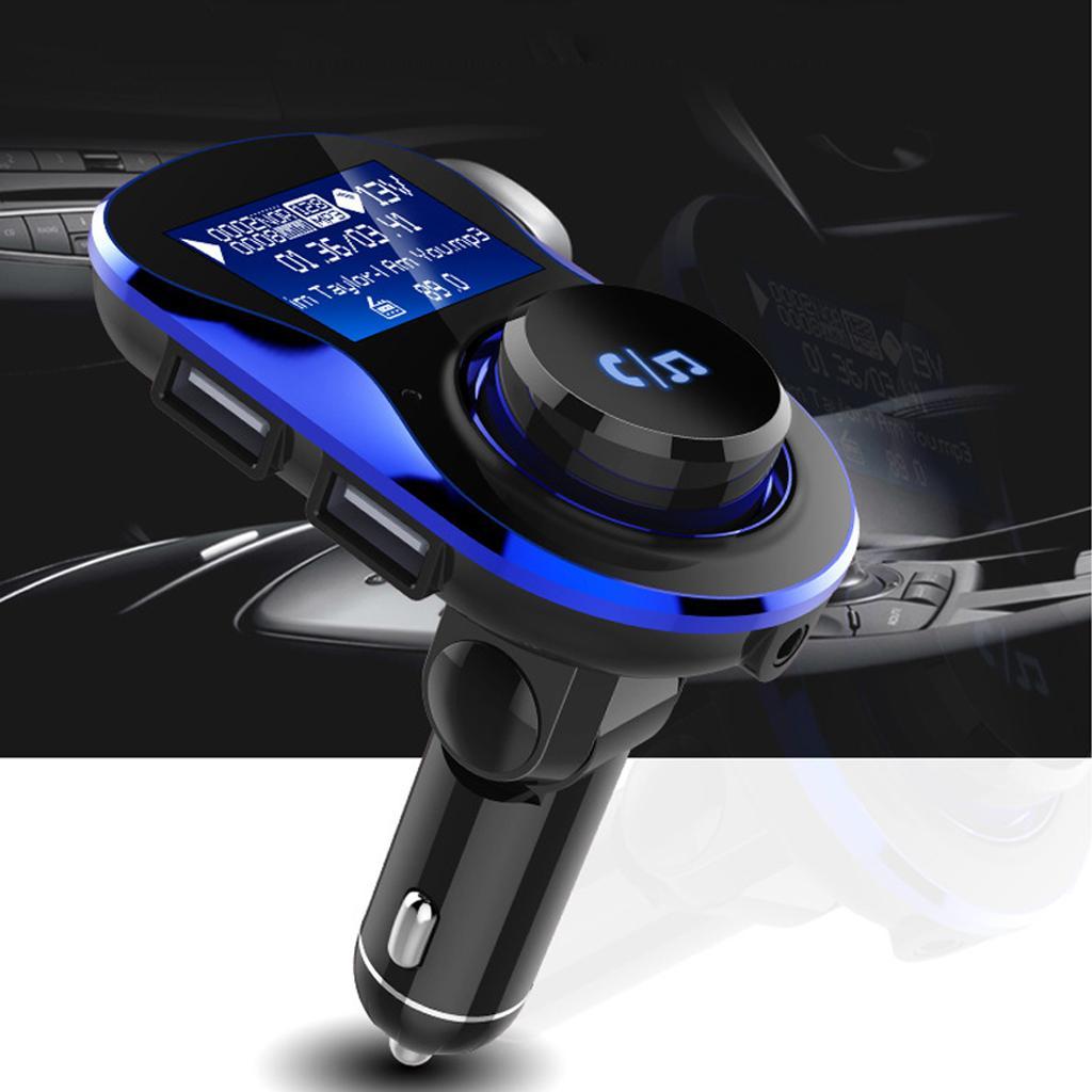 Bluetooth Handsfree Car FM Transmitter Radio MP3 Dual