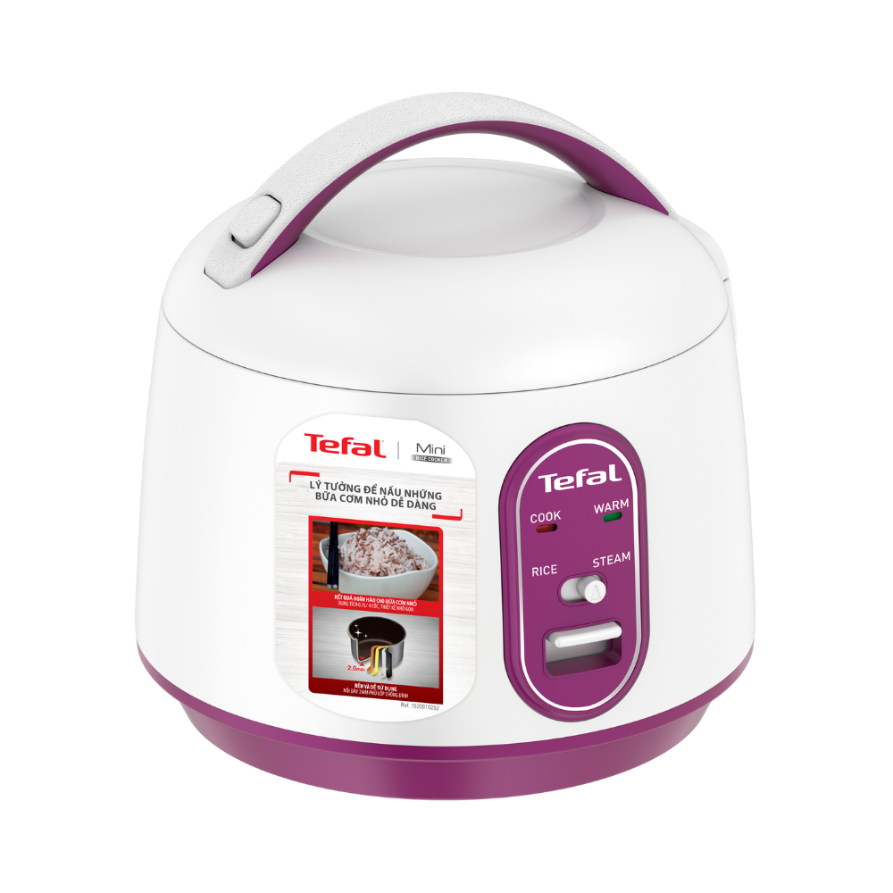 [MỚI RA MẮT] Nồi cơm điện tử cao tần Tefal mini 0.7L RK604165 - Hàng chính hãng