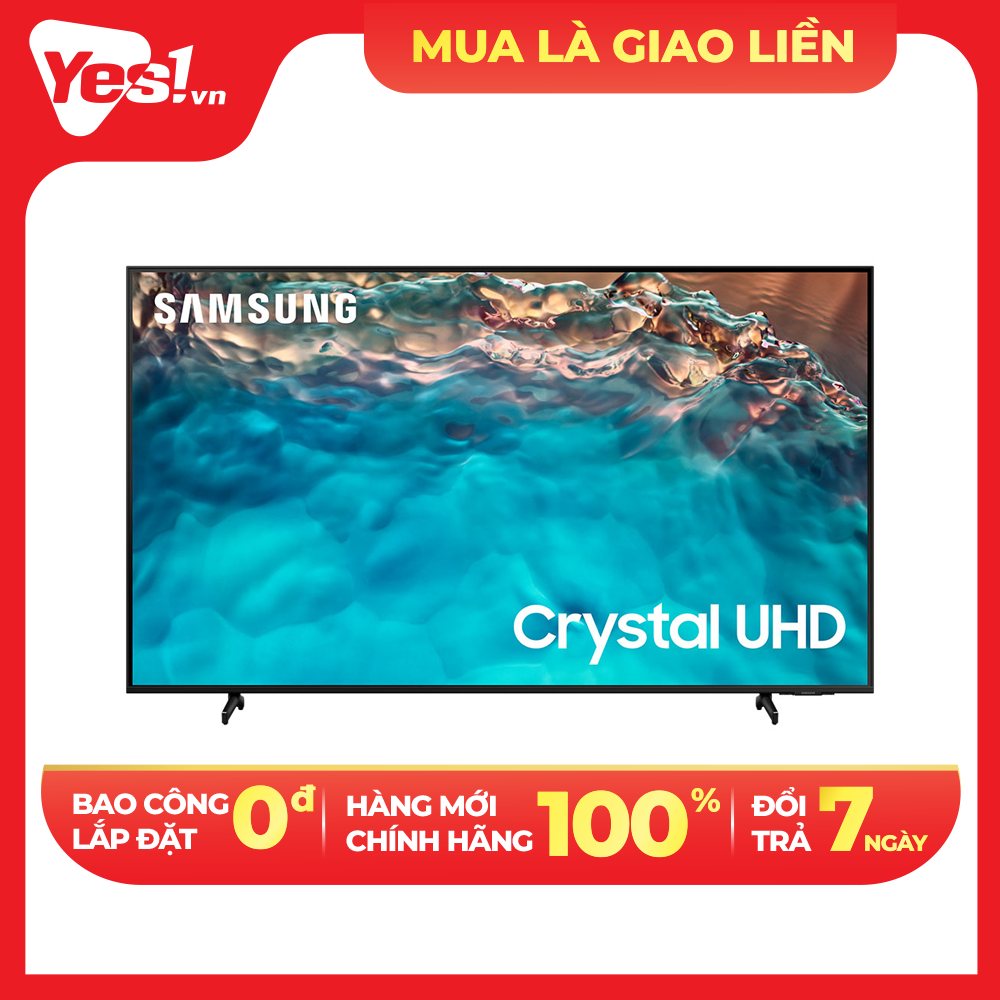 Smart Tivi Samsung 4K 43 inch UA43BU8000 - Hàng chính hãng