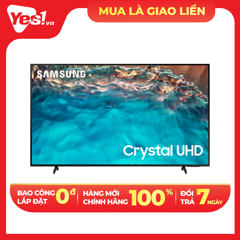 Smart Tivi Samsung 4K 50 inch UA50BU8000 - Hàng chính hãng (chỉ giao HCM)