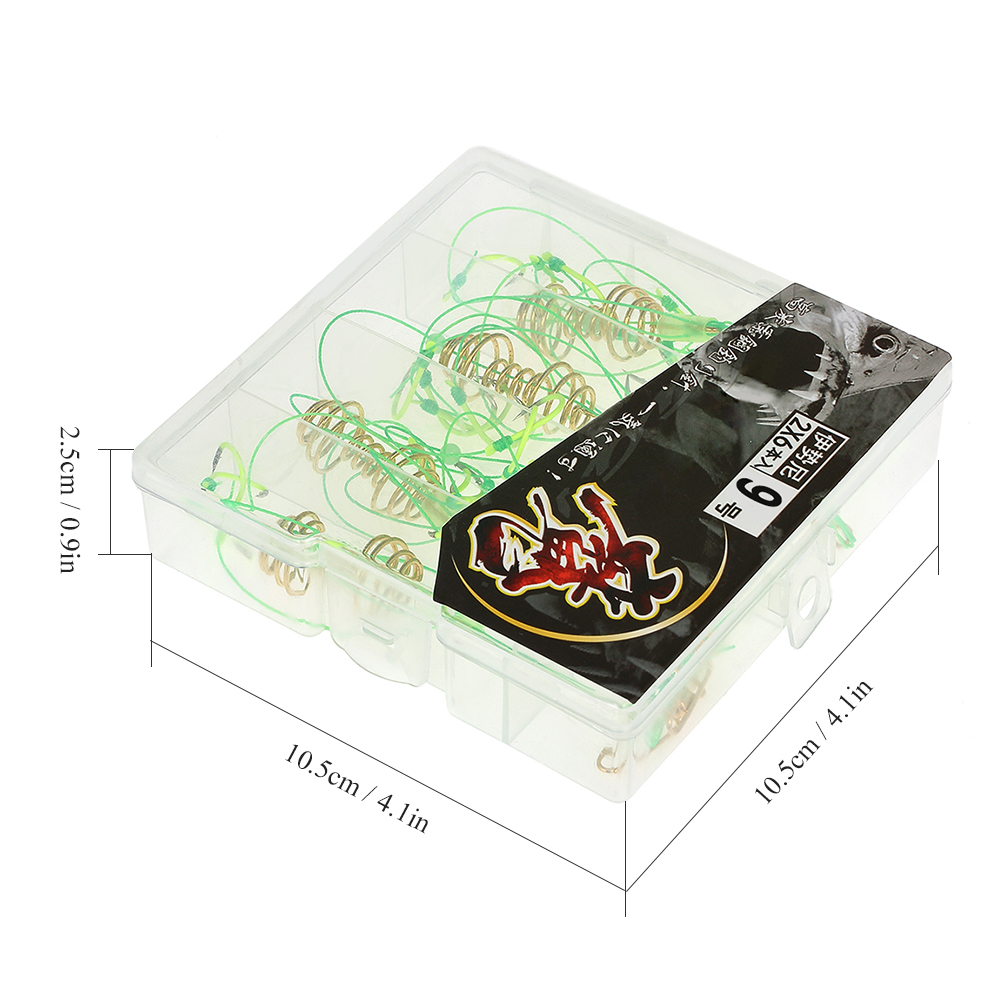 4 CÁI Móc Câu Cá chùm 6 móc câu bằng hạt huỳnh quang