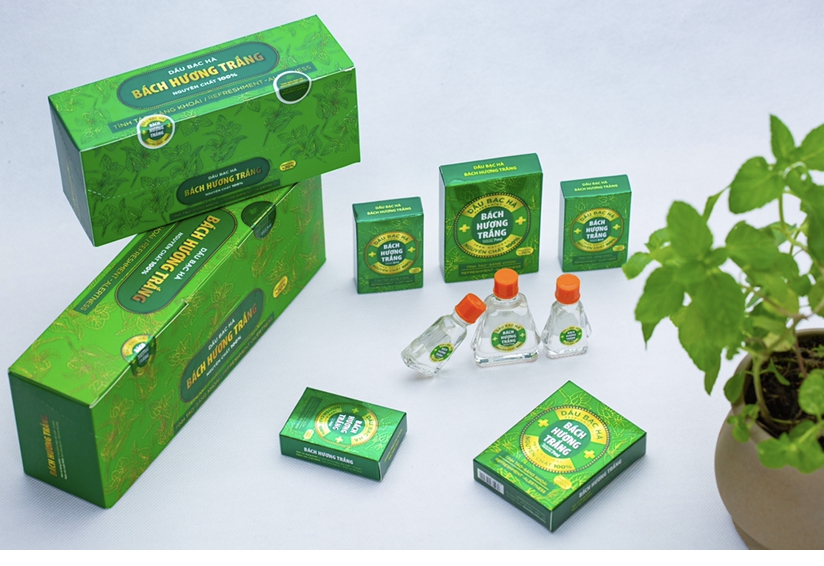 Tinh dầu Bách Hương Trắng, chai 7ml, 100% tinh dầu bạc hà thiên nhiên