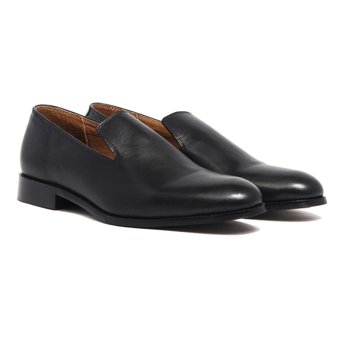 Giày Tây Lười Banuli Nam Công Sở Da Bê Italian K3CL1M0 Whole Cut Loafers (Da Mềm Dẻo, Đế Siêu nhẹ, Bảo Hành Trọn Đời)