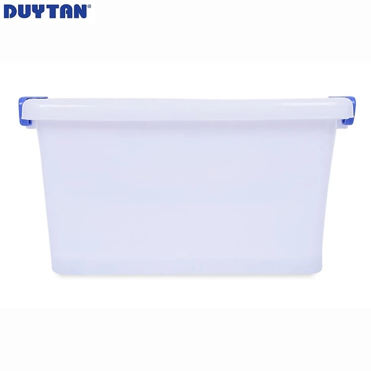 Thùng vuông nhựa Duy Tân 90 lít có bánh xe (70 x 49 x 41 cm) - 17496 - Hàng chính hãng