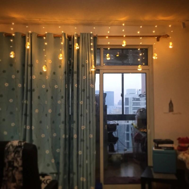 Đèn Nháy Mành Hình Quả Cầu