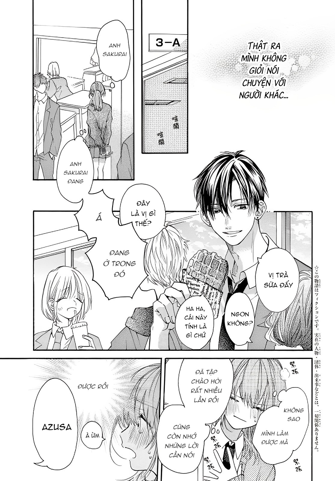 đàn anh azusa và bé táo chapter 1.1 4