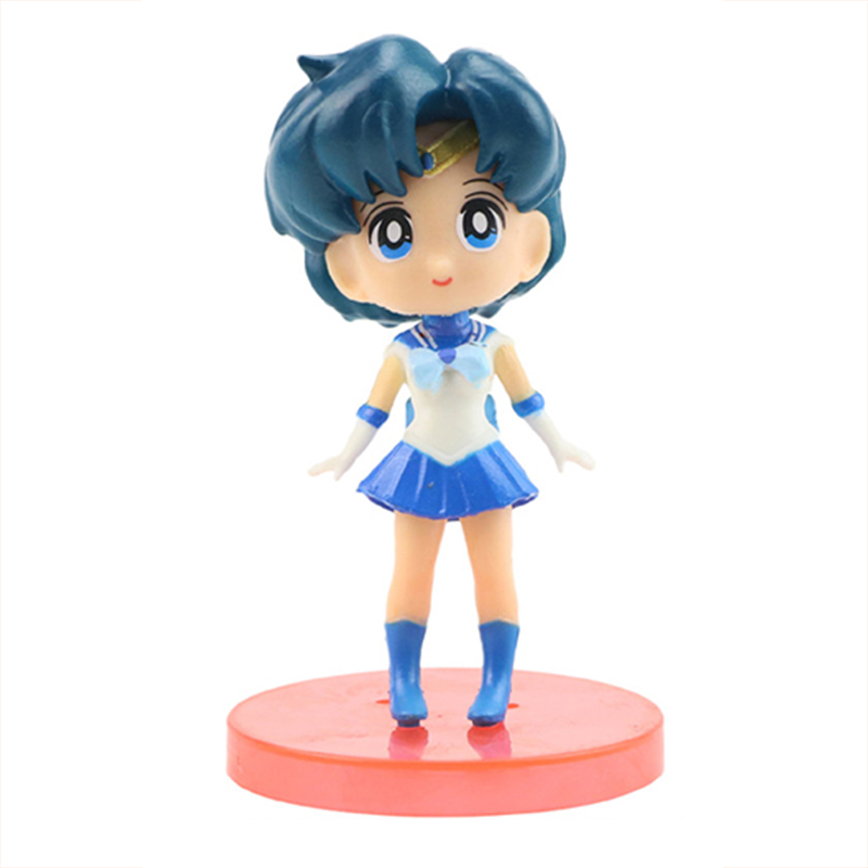 Bộ sưu tập đồ chơi 5 mô hình Thủy thủ Mặt Trăng - Sailor Moon cao 8.5 cm (Mẫu 02)