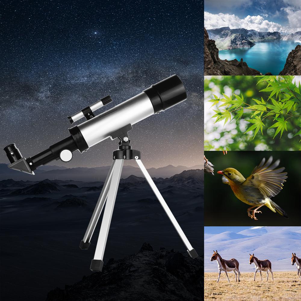 F36050 Astronomical Telescope for Kids and Beginners 90X Magnification Telescope with Finder Scope 2 Eyepieces and Tripod