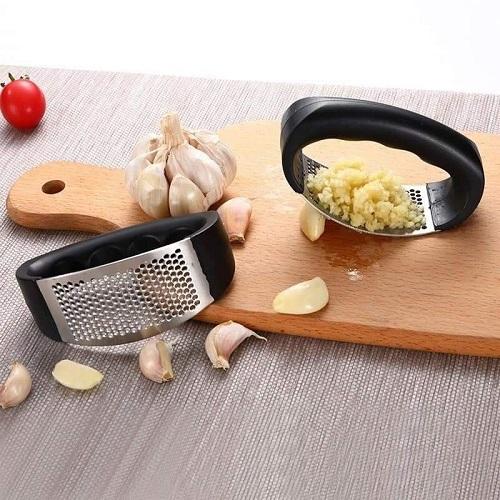 Dụng Cụ Nghiền Tỏi Ớt Cầm Tay Garlic Press Bằng Inox Không Gỉ Tiện Dụng