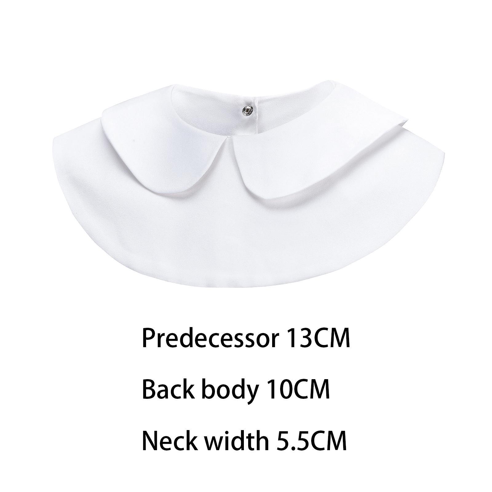 Women Girls Fake Collar Pullover Detachable Top for Shirt Blouse Cosplay