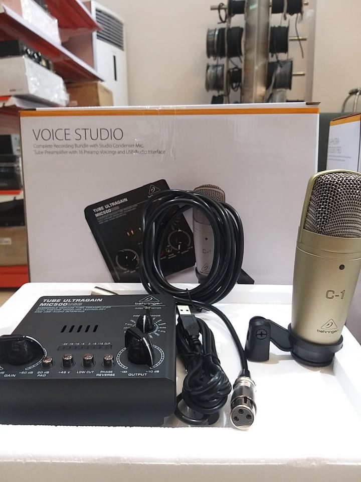 Bộ Thu âm Behringer VOICE STUDIO Recording Package-Hàng Chính Hãng