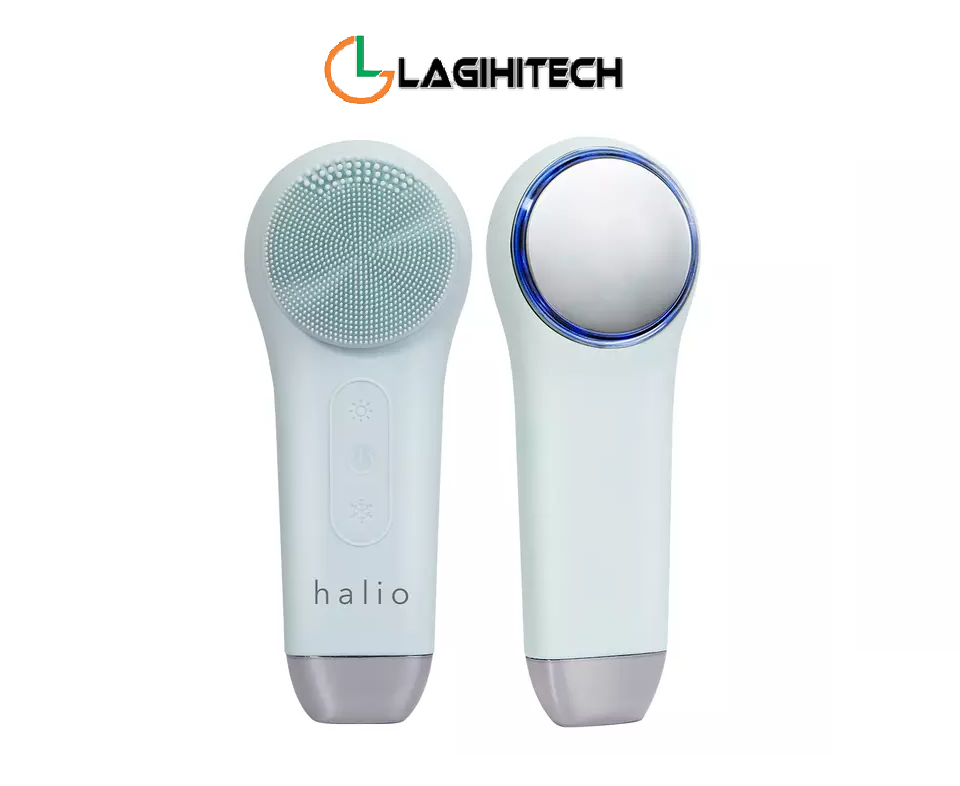 Máy Rửa Mặt Massage Tích Hợp Liệu Pháp Ánh Sáng Và Nhiệt Halio Multi-Task Cleansing &amp; Massaging Device - Hàng Chính Hãng