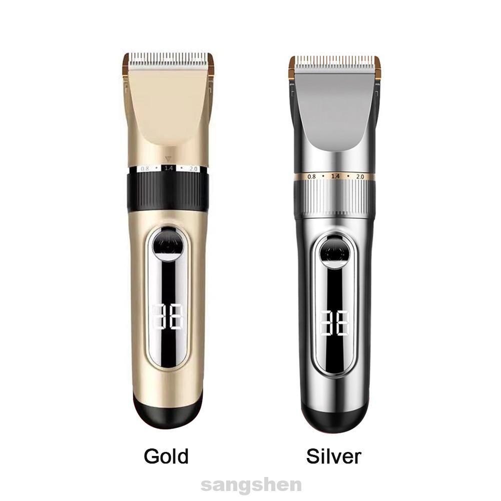 Tông Đơ Cắt Tóc Có Đèn Led Hiển Thị 6 Chế Độ Chống Nước Có Thể Sạc Lạichạy