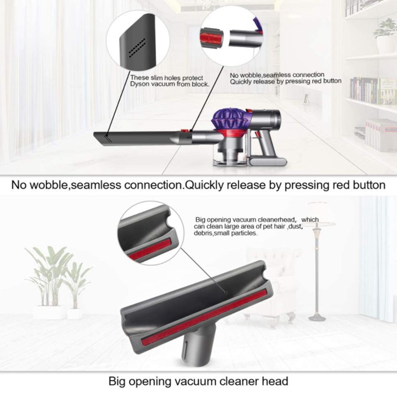 Dust Brush Tool Attachment Adapter Fit For Vacuum Cleaner V7 V8 V10 V11