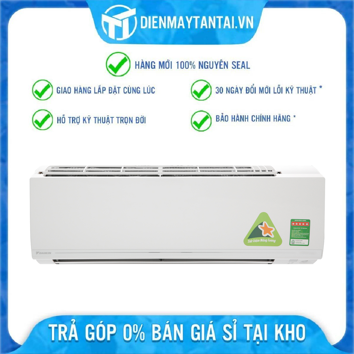 Máy lạnh Daikin Inverter 1 Hp FTKC25UAVMV - Hàng chính hãng