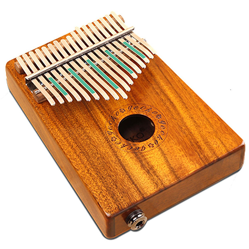 Đàn Kalimba 17 Phím Gỗ Koa Gecko K17KEQ Tặng Kèm Khóa Học Miễn Phí