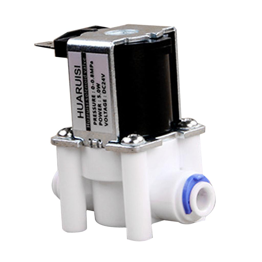 24V DC 1/4" Electric Solenoid Valve Purified Water Valve 0-0.8Mpa