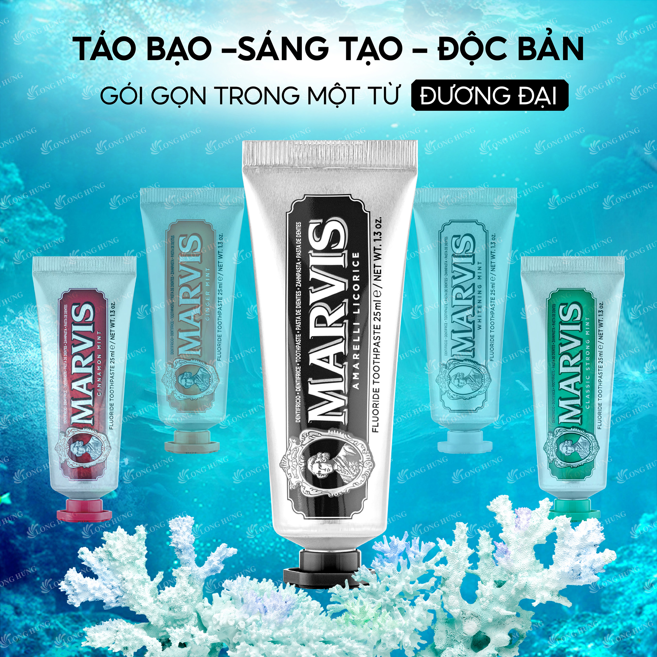 Kem đánh răng Marvis (10ml/25ml) - Hàng chính hãng
