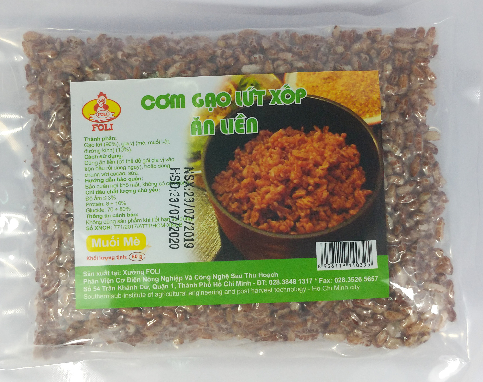 COMBO 3 BỊCH CƠM GẠO LỨT XỐP ĂN LIỀN