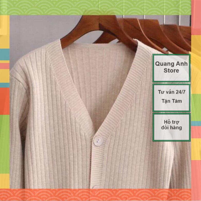 Áo Len Cadigan 3 Cúc Hàng Quảng Châu_Xưởng May Quang Anh