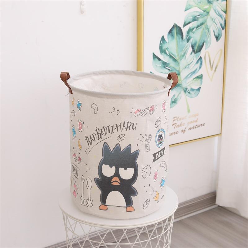 Sanrio Hello Kitty Lồng Giặt Có Thể Gập Lại Nước Giặt Vải Xô Chống Nước Công Suất Lớn Giỏ Chứa Đồ Giai Điệu Túi Bảo Quản