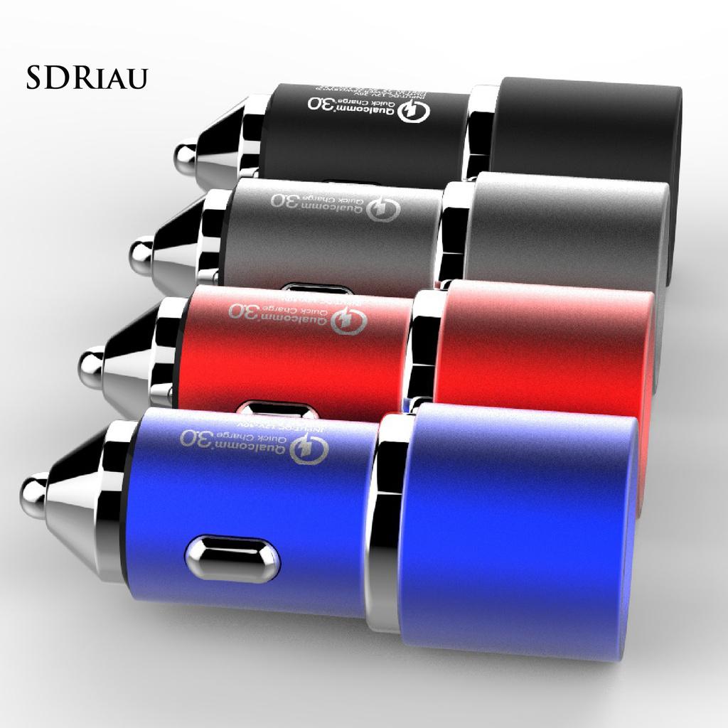 Củ Sạc Nhanh Hai Cổng Usb Xqxdzx Qc3.0 12 / 24v 4.8a Cho Xe Hơi