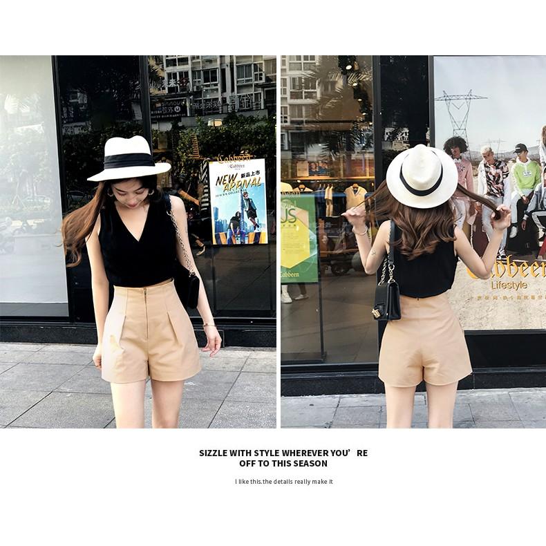 Sale giới thiệu sp mớiQUẦN SHORT NỮ CẠP CAO KHÓA TRƯỚC