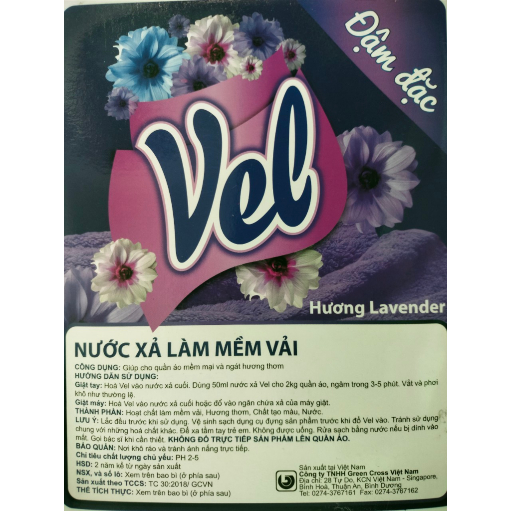 [Combo 4 TẶNG 5] 4 Chai Nước xả vải ĐẬM ĐẶC khử mùi, lưu hương lâu chuyên dụng VEL 800ml