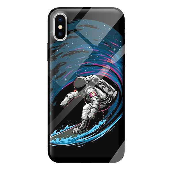 Ốp kính cường lực cho iPhone XS MAX mẫu DU HÀNH 8 - Hàng chính hãng
