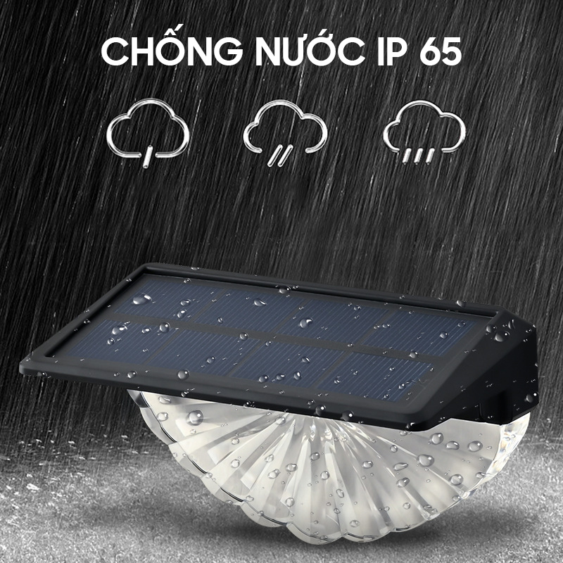 Đèn trang trí năng lượng mặt trời Hình quạt, tích kiệm điện, bóng siêu sáng, chống thấm nước - DA3081
