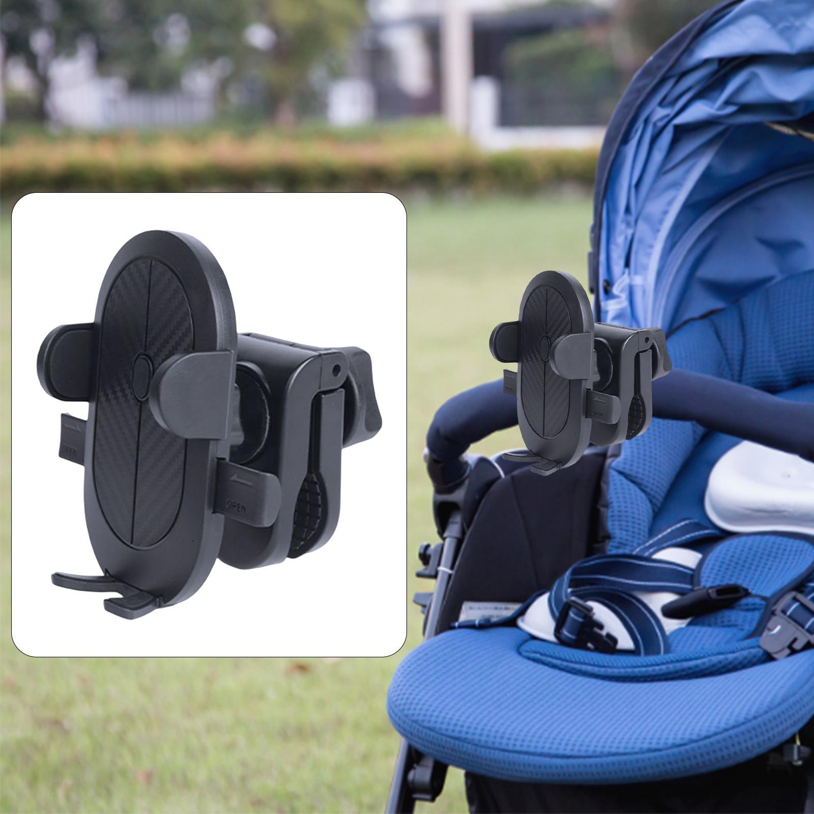 Baby Stroller Phone Holder Smartphone Cradle Clamp for Infant Stroller