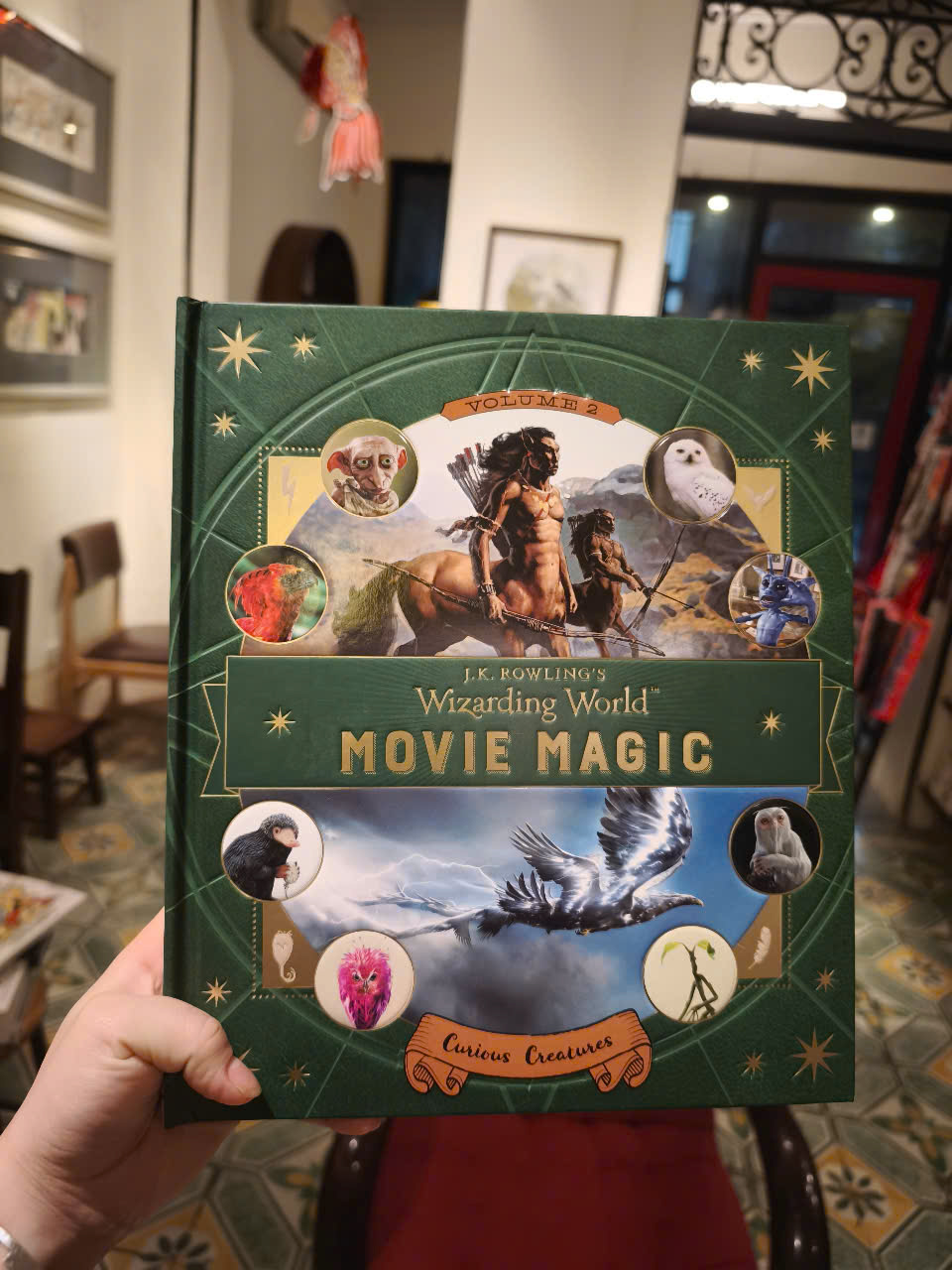 Sách - J.K. Rowling's Wizarding World: Movie Magic Volume Two: Curious Creatures by Ramin Zahed