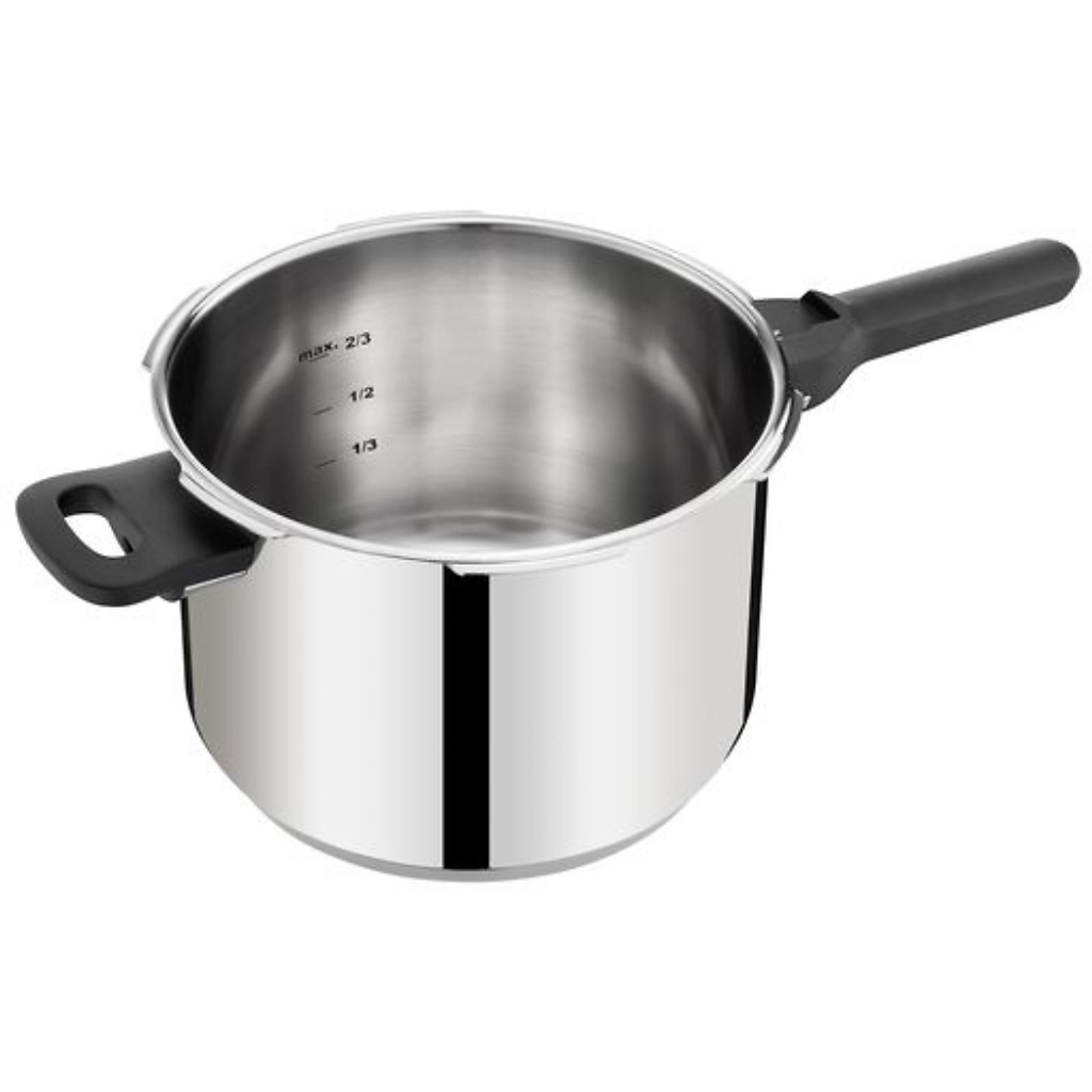 Nồi áp suất cơ inox Tefal Secure 5 Neo 6L - P2530750, dùng cho mọi loại bếp - Hàng chính hãng