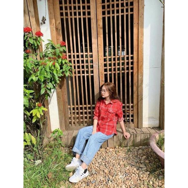 Áo sơ mi kẻ to nhiều màu