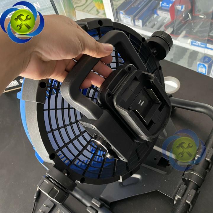 Quạt chạy pin và điện KINGPRO sài chung chân pin phổ thông 18V