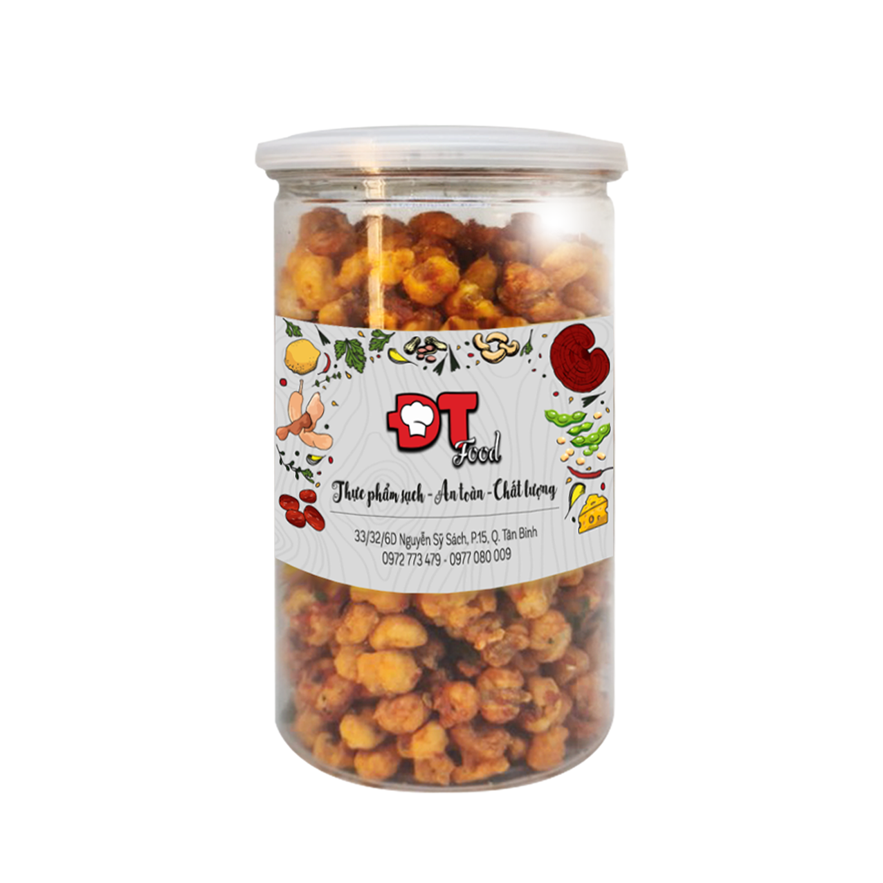 Bắp Sấy Giòn Xốc Khô Bò Sợi Lá Chanh DTFood 250g