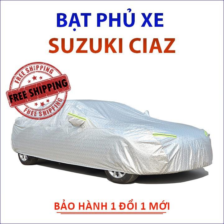 Bạt che phủ xe ô tô 5 chỗ Suzuki Ciaz, Bạt trùm xe hơi 5 chỗ cao cấp chất liệu vải PEVA chống nắng mưa không thấm nước
