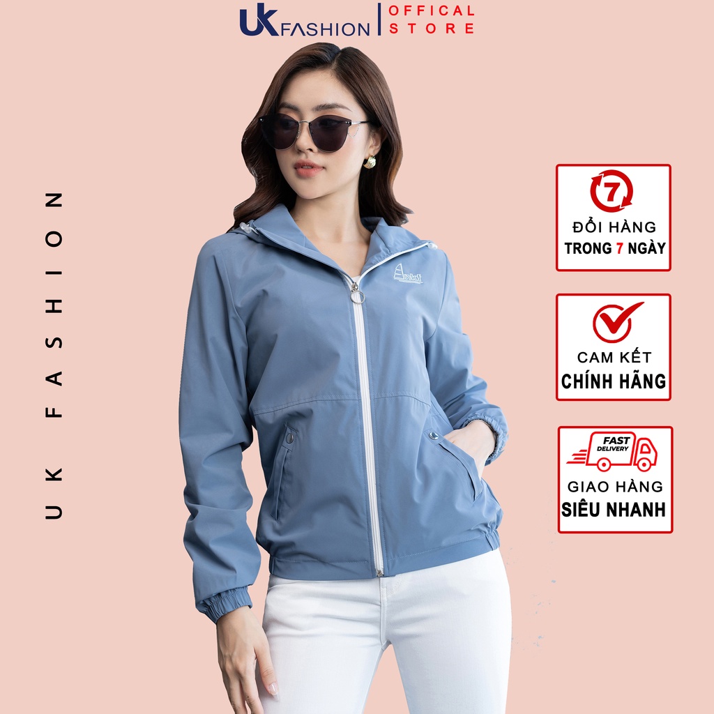 Áo Khoác Gió 2 Lớp Túi Đồng UK FASHION Thiết Kế Siêu Nhẹ Chống Thấm Nước Chống Gió Tuyêt Đối NKAK2208001