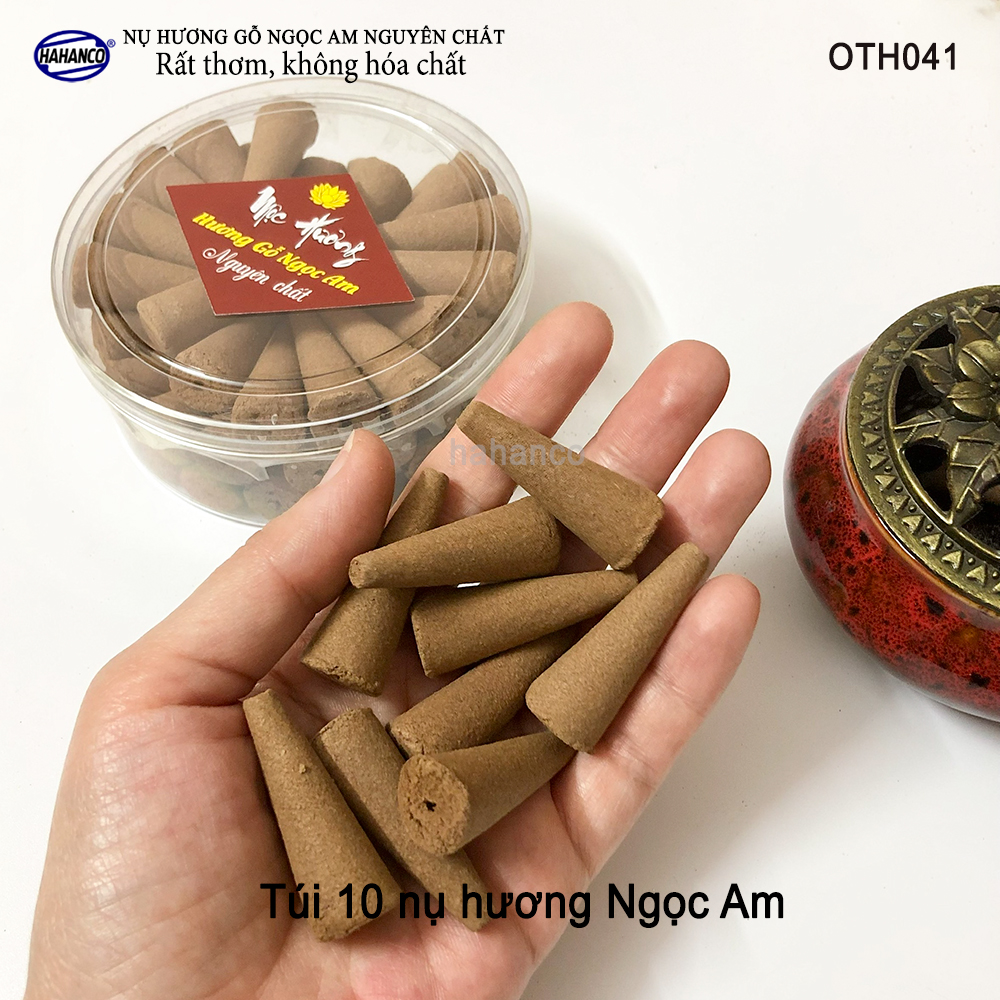 Nhang nụ siêu sạch gỗ Ngọc Am lên tuyết - hương thơm lan tỏa Xông trầm phong thủy, Xua đuổi tà khí tai ương - giúp thư giãn tĩnh tâm, an yên
