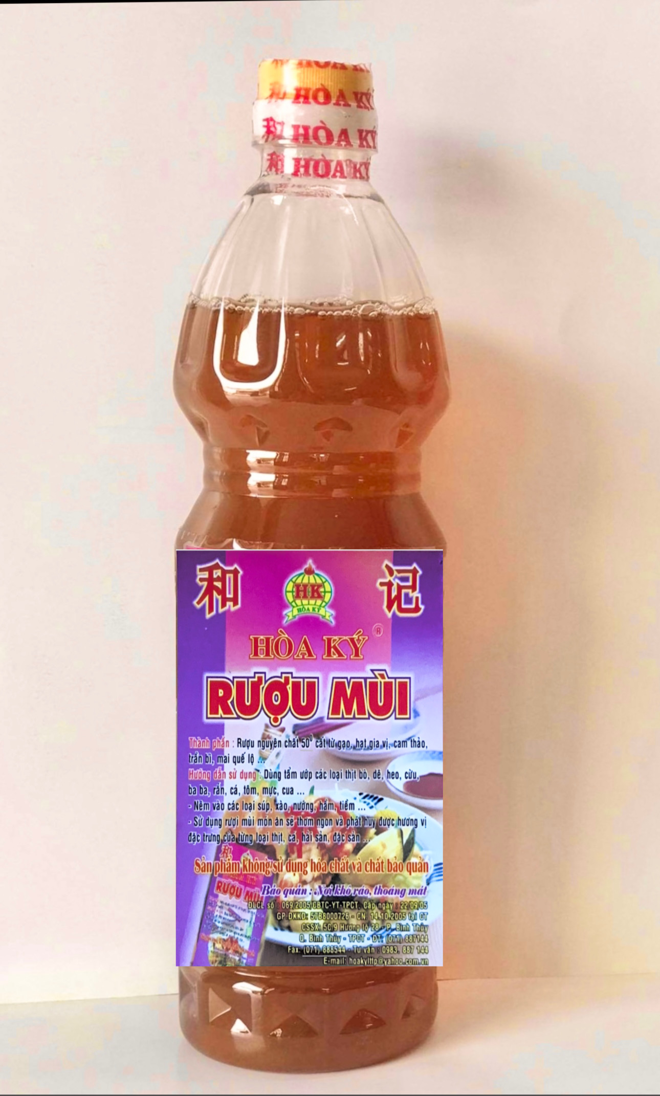 Rượu Mùi Hoà Ký 1 lít