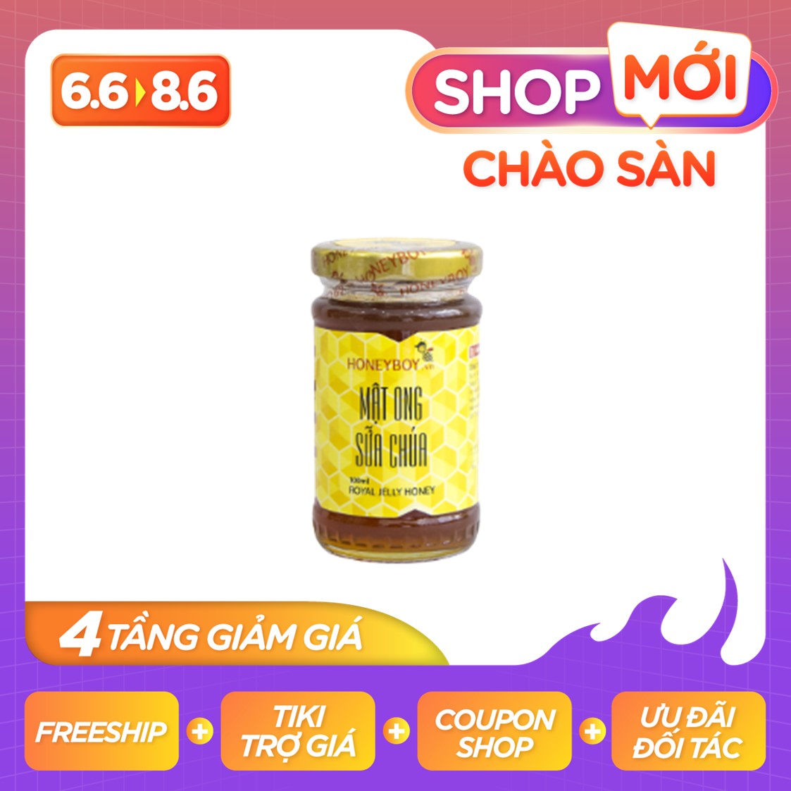 Mật Ong Sữa Chúa Honeyboy Honeyboy 100 ml