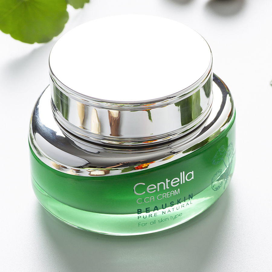 Kem dưỡng chống lão hóa Beauskin Centella Cica Cream Hàn Quốc 50ml + Móc khóa