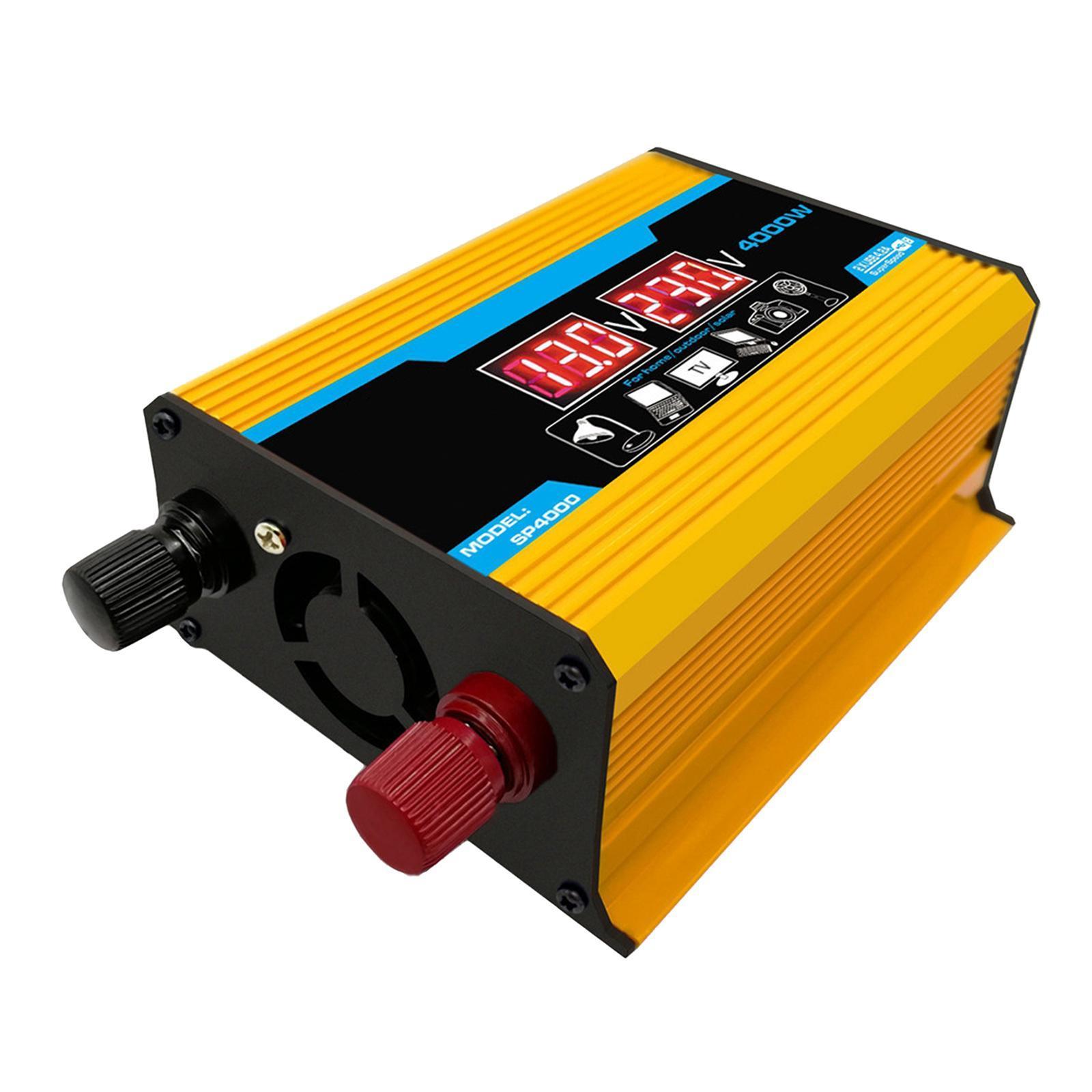 110V/220V Power Inverter and 2 Battery Clip Power Supply