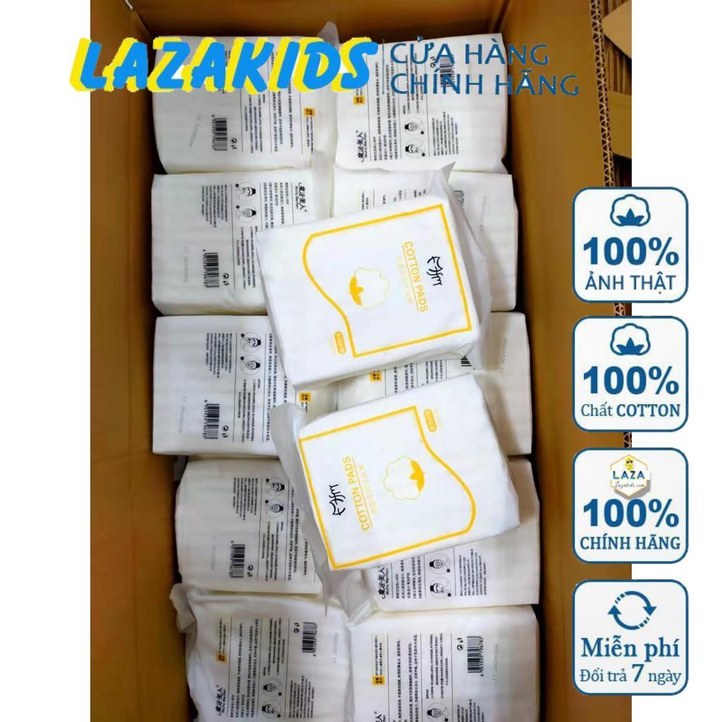 Sỉ Bông Tẩy Trang 3 Lớp Cotton Pads 222 miếng loại 100% bông tự nhiên cao cấp bông tự nhiên nội địa