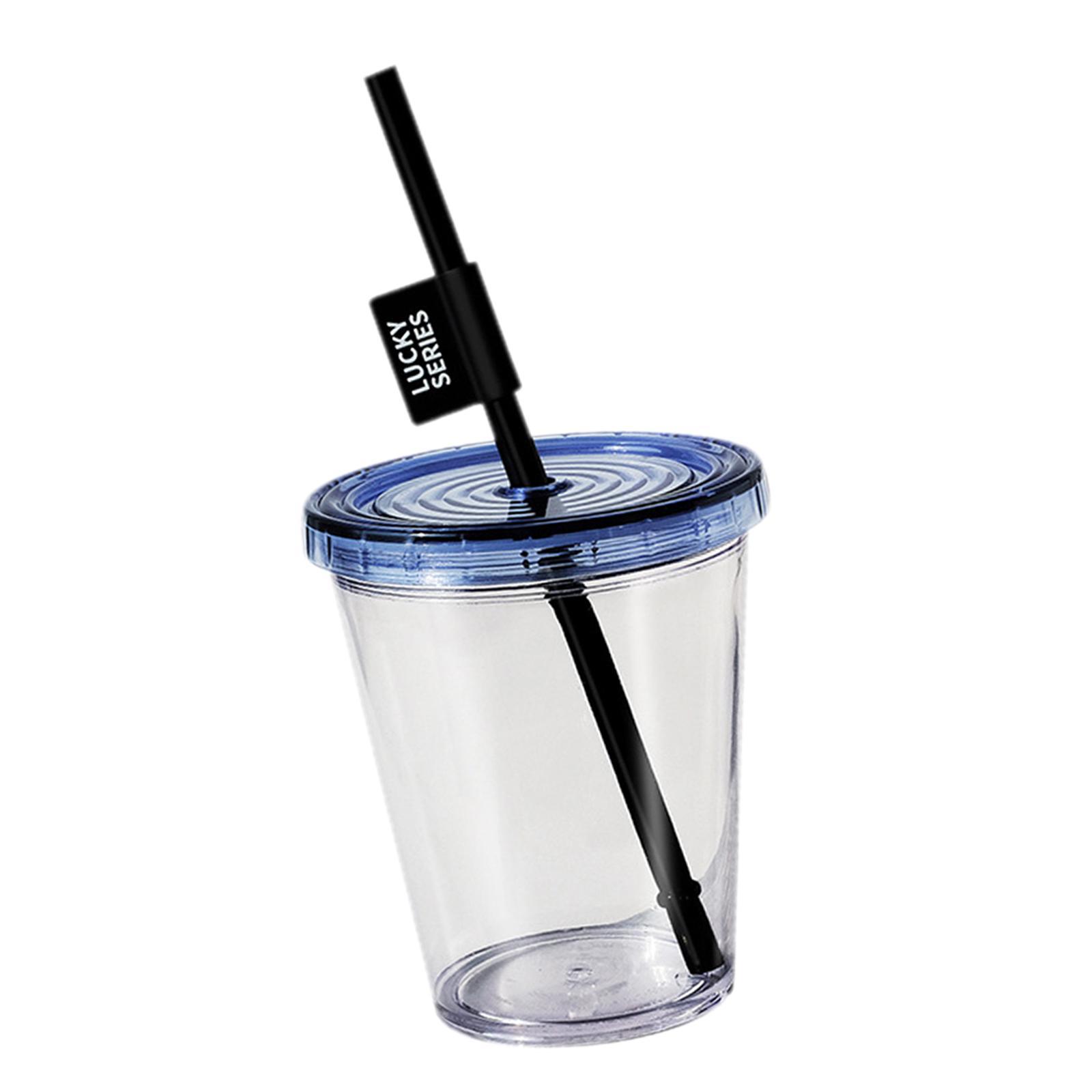 Clear Cup with Lid and Straw for Party Birthday Party Grand Event